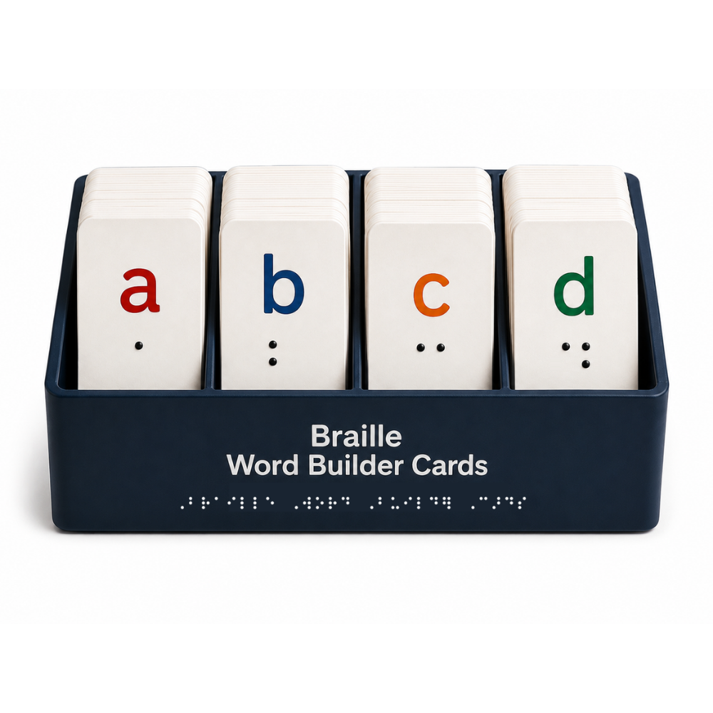 My SpeechCare Braille Dot Matching Strips – Embossed Braille Pattern Matching Activity for Sensory Learning & Braille Readiness